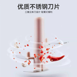 Manual Garlic Mincer With Stainless Steel Blade For Meat Vegetables Crushing Easy Clean Hand Wash Only - Product Image 2