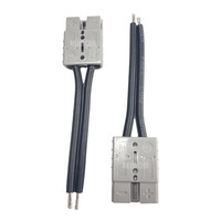 Kabel Konektor Baterai Abu-abu Berkualitas Tinggi 50A, Kabel Harness Konektor Cepat, Housing Pemutus Konektor 2-Pole