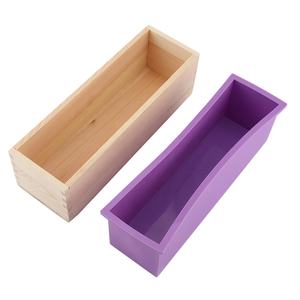 Moules rectangulaire à savon en Silicone, 12 pièces, <span class=keywords><strong>Kit</strong></span> de <span class=keywords><strong>fabrication</strong></span> de savon avec boîte en bois, <span class=keywords><strong>Kit</strong></span> d'outils de bricolage - Product Image 1