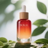 Vente chaude Bouteilles de teinture vides de 1 oz, 2 oz, 10 ml, 20 ml, 30 ml avec compte-gouttes, bouteilles en verre dégradées pour huile de croissance des cheveux, essence pour cuticules