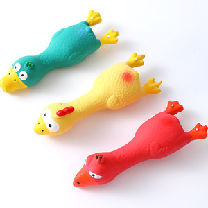 3PCS Safe Latex Dog <b>Squeaky</b> Toys Soft Chew Molar Dog Small Screaming Rubber <b>Chicken</b> Toys Dog Tooth Grinding & Training Pet Toy - Product Image 6