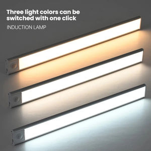 Ultradünne Intelligente <span class=keywords><strong>LED</strong></span>-PIR-Sensor Wiederaufladbare Magnetische Wandmontierte Dimmbare Weiße Moderne Leuchte für Schränke - Product Image 2