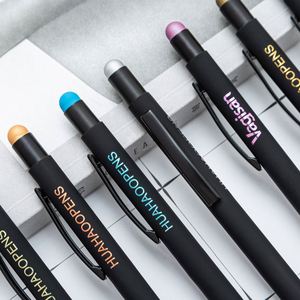 Bolígrafo Metálico Personalizado al por Mayor de 1.0 mm con Logotipo Personalizado, Bolígrafo Promocional de Escritura con Tinta Negra para Oficina - Product Image 3