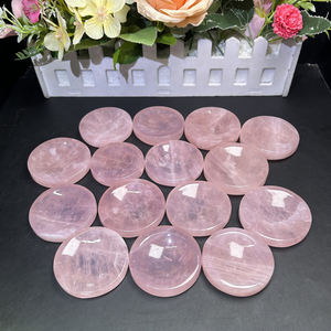 Ciotola Rotonda in Quarzo Rosa e Citrino Lucidato, Artigianato in Cristallo, Prodotto Spirituale per Decorazione Casa - Product Image 3