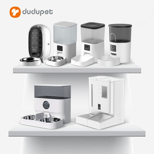 Distributeur automatique intelligent de nourriture pour animaux de compagnie Dudu avec contrôle par application Wi-Fi, grande capacité, double bol pour chiens et chats - Product Image 3