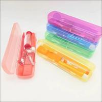 Ensemble d'orthodontie de soins bucco-dentaires 5 couleurs en option Ensemble d'orthodontie en boîte de 8 pièces Kit de nettoyage dentaire de clinique de soins personnels familiaux