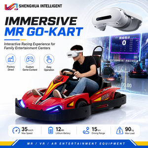 Machine de <span class=keywords><strong>jeu</strong></span> interactive de compétences, <span class=keywords><strong>PC</strong></span> métallique, réalité virtuelle, karting d'intérieur pour la remise de prix dans les centres commerciaux et les parcs d'aventure - Product Image 3