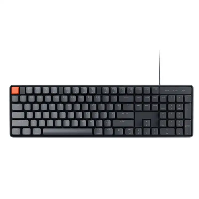 Xiaomi Mi Mechanical Keyboard Cherry Red/Green Axis 104 Keys PBT Keycaps Wired Home Office Gaming Keyboard for Win10&amp;macOS