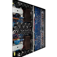 Amplificateur de puissance professionnel à 4 canaux 4*2200W, boîtier métallique, montage en rack, amplificateur audio