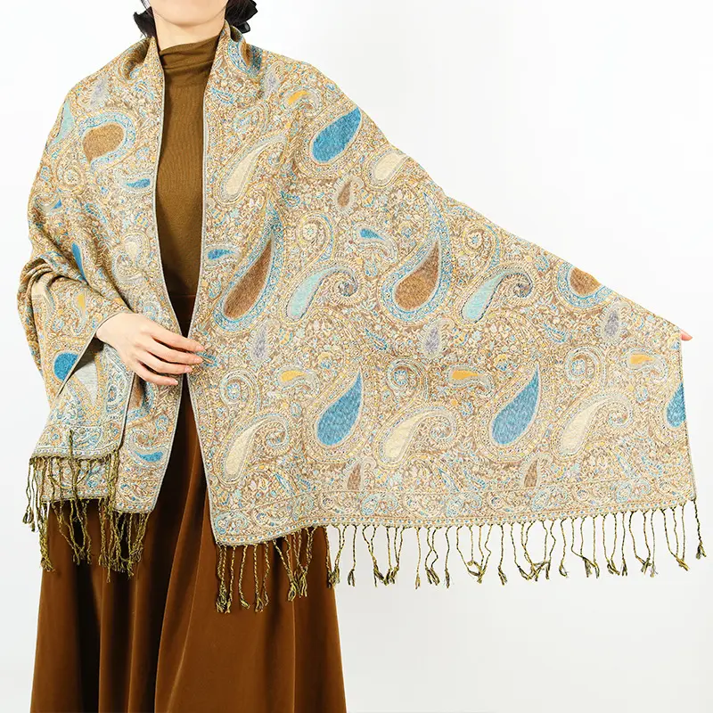 Animal Print Winter Cashmere Scarf Women New Thick Warm Shawls and Wraps Brand Designer Printed Pashmina Blanket Cape