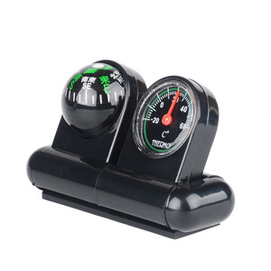 Double Ball Brand Vehicle Compass With <b>Thermometer</b> For <b>Outdoor</b> Camping Navigation - Product Image 1