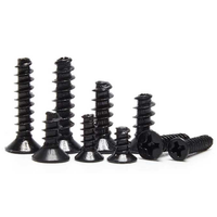 18-8 acier inoxydable SS304 A2-80 SS 2205 2207 noir E manteau fendu Torx croix évidement carré CSK tête fraisée vis à tarauder