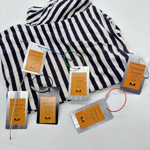 Tùy chỉnh kim loại bạc treo Tag cho quần áo kim loại nhãn may mặc nhôm hangtag cho Hoodies - Product Image 6