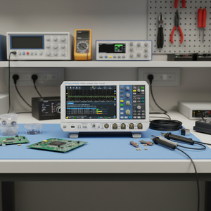 Oscilloscope industriel Rohde & Schwarz RS High RTM3004, résolution 10 bits, 4 canaux, bande passante 1 GHz, fréquence d'échantillonnage 5 GHz - Product Image 5