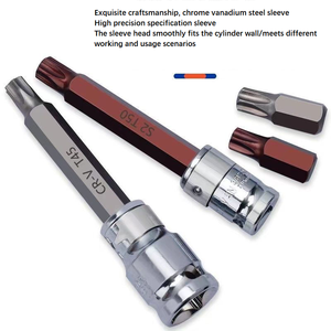 T308 Lot de 40 outils de réparation automobile 1/2 ''3/8'' adaptateur à douille hexagonale pour voiture - Product Image 5
