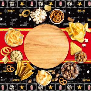 Cubiertas de mesa de noche de <span class=keywords><strong>película</strong></span>, mantel impermeable a prueba de aceite a prueba de derrames, mantel Rectangular con tema de cubierta de Mesa limpia - Product Image 6