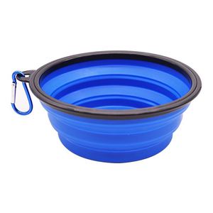 Hot Sell Custom Logo Small Water and Food <b>Folding</b> Portable Travel Silicone Collapsible Dog Bowl - Product Image 4
