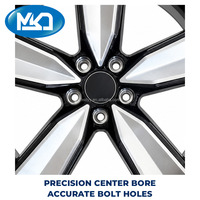 Jantes en alliage forgé 18-21 5x112 pouces MSD, prix compétitif pour Audi, jantes forgées à 5 branches traitées thermiquement