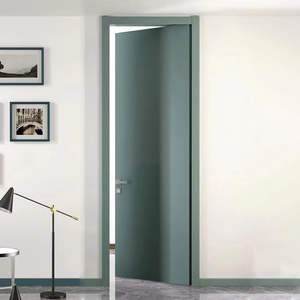 باب خشبي جاهز للشحن بالجملة أحدث تصميم باب داخلي لباب الغرفة - Product Image 6