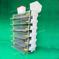 Cage d'Élevage Automatique Type H de Haute Qualité pour Oiseaux et Cailles