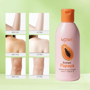 <span class=keywords><strong>Prix</strong></span> d'usine Crème éclaircissante hydratante naturelle <span class=keywords><strong>de</strong></span> luxe <span class=keywords><strong>Lotion</strong></span> pour le corps à la papaye crème blanchissante bio pour peaux sèches - Product Image 5