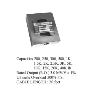 Célula de Carga AmCells de 25 lb a 40 lb de Capacidad con Cable Blindado para Aplicaciones de Detección de Fuerza - Product Image 3
