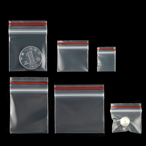 맞춤형 투명 미니 PE LDPE 일회용 지퍼백 재밀봉 가능 플라스틱 포장 백 - Product Image 6