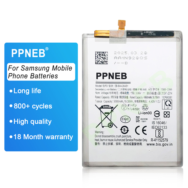 Popular Phone Battery for Samsung Galaxy A32 5G EB-BA426ABY 5000mAh Replacement Batteries Available