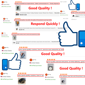 Transparent 3 pouces résistant à l'usure PU polyuréthane meubles roulettes chaise de bureau tige <span class=keywords><strong>roulette</strong></span> <span class=keywords><strong>pour</strong></span> salle de bain salle de sport salon salle à manger - Product Image 6