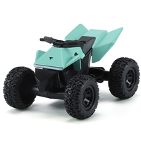 Modèle de voiture de buggy des dunes en alliage moulé sous pression à l'échelle 1:20 avec fonction de recul, emballage en boîte vitrée - Cadeau pour garçon