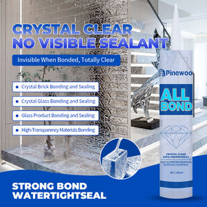 Sellador de silicona transparente, adhesivo ecológico resistente a la intemperie de alta transparencia <span class=keywords><strong>para</strong></span> ladrillos de vidrio, pegamento impermeable <span class=keywords><strong>para</strong></span> <span class=keywords><strong>ventanas</strong></span> - Product Image 3