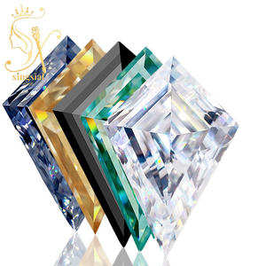 Xingsial 10x14mm Original Moissanite <span class=keywords><strong>Verde</strong></span> Esmeralda Color Natural VVS1 Diamante sintético Piedra preciosa Corte de cometa Moissanite Piedra suelta - Product Image 2