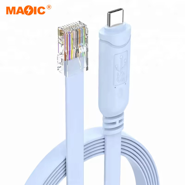 USB Type C Male to RJ45 Console Male Cable 1.8M for Laptop Computer