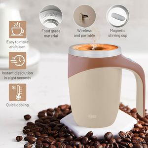Taza de Café Reutilizable de Acero Inoxidable 2025, Recargable, con Sensor Eléctrico, Autoagitadora, Giratoria, de Alta Velocidad - Product Image 2