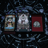 Nouvelles cartes de tarot écologiques personnalisables en papier, cartes d'oracle, cartes de jeu de poker avec guide, approvisionnement direct en usine