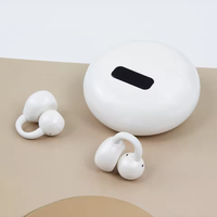 2025 nouveau M79 Clip-On sport sans fil écouteurs élégant boucles d'oreilles LED affichage numérique casque avec réduction du bruit