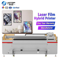 Impresora de Inyección de Tinta de Gran Formato LETOP 1.9M, Máquina de Transferencia de Película Láser, Maquinaria de Impresión Industrial Rollo a Rollo, Impresora Híbrida UV