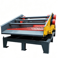 Crible vibrant de déshydratation 150-200t/h 15kW pour le lavage d'agrégats de construction de barrages SZD2040