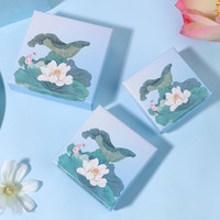 Logo personnalisé bas personnalisé luxe rose rabat double ouverture porte papier pliable fermeture magnétique bijoux boîte d'emballage boîte-cadeau