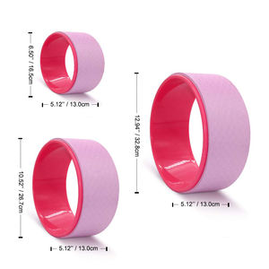 Rueda de Yoga de TPE de 12 Pulgadas con Logotipo Personalizado, Ecológica, para Ejercicios de Pilates y Fitness, Venta Caliente - Product Image 4