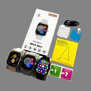 2024 Series 9 wk9 max Smartwatch Sports Watch Reloj Inteligente with scroll button Sports Bracelet pk T500 T900