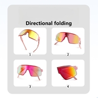 Lunettes de soleil de cyclisme confortables et flexibles pliantes pour garçons et filles, équipement de sport essentiel pour les enfants, nouveauté en stock