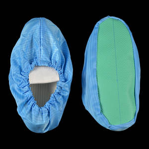 Elettronica fabbrica Anti-Static stivali laboratorio Cleanroom <span class=keywords><strong>ESD</strong></span> copertura scarpe con antiscivolo caratteristica di sicurezza del prodotto - Product Image 2