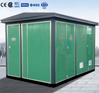 Sous-station triphasée de type boîtier de style européen entièrement équipée, série YBG, 4000 kVA, 35 kV/0,4 kV