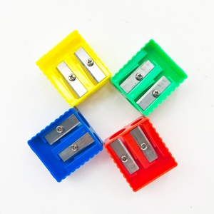 Proveedor de Artículos de Papelería Profesionales, Sacapuntas de Plástico de Doble Orificio, Bonito y Portátil - Product Image 4