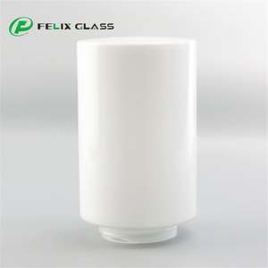 Lámpara de Techo para Exterior con Pantalla de Vidrio Blanco Ópalo, Estilo Vapor Jar, Acabado Mate y Brillante, Alimentada por Energía Solar, Impermeable, Regulable, Moderna, 2700K - Product Image 1