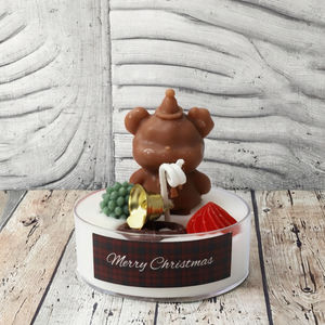 Bougie chauffe-plat artisanale en cire de soja dans un bocal en verre avec mèche <span class=keywords><strong>100</strong></span>% coton, durée de combustion de 6 à 8 heures, pour la décoration de la chambre à coucher, Noël et anniversaire - Product Image 3