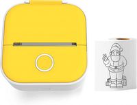 Printer Foto Phomemo T02 Mini Impresora Portabel 58mm Printer Tanpa Tinta untuk Catatan Belajar