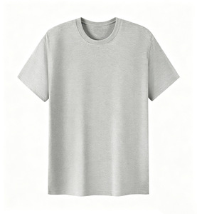 Camiseta de algodón para hombre, 100% algodón, cuello redondo, corte regular, lisa, básica, para imprimir. - Product Image 6