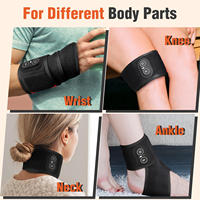 Attelle chauffante sans fil pour poignet adulte OEM, batterie rechargeable 3000 mAh, massage par vibration, réglage de la chaleur ajustable, certifiée CE